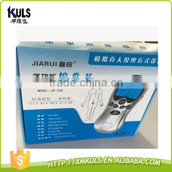 Household Heath Tool Digital Meridian Therapy Massager Electronic Pulse Massager Acupuncture Two Output Body Massager photo-2