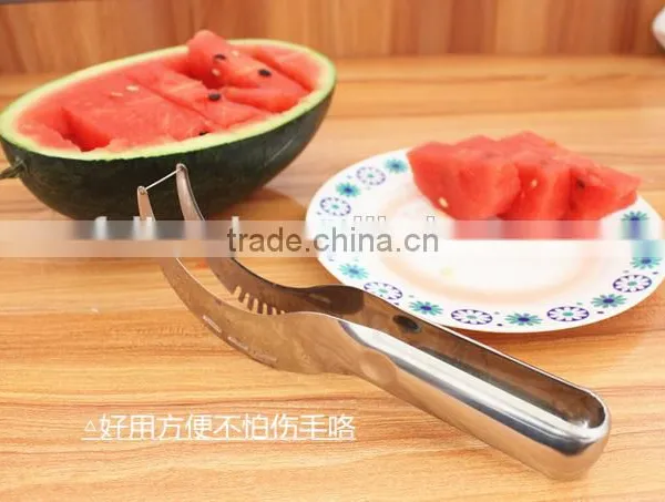 Stainless Steel Watermelon Slicer and Server Set photo-3