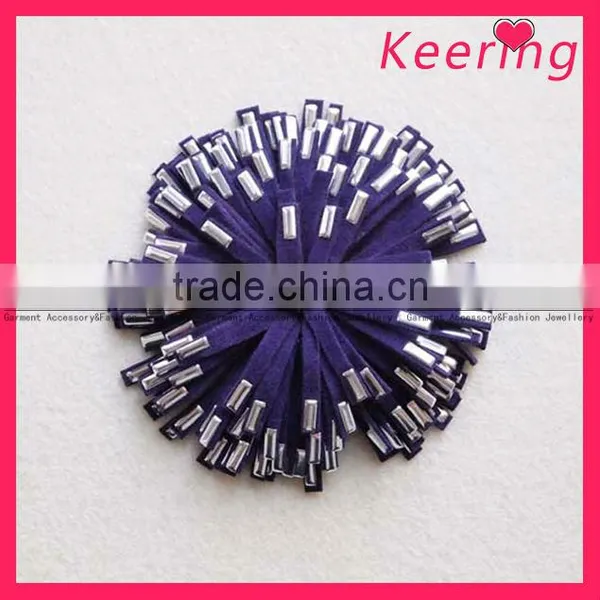 Fashion Purple Shoe Flower Decoration for Ladies WPH-500