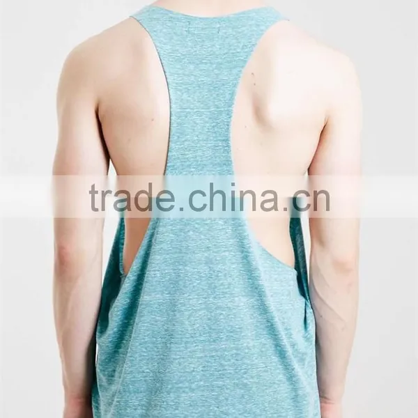 Stringer Custom Made Plain 100% Cotton Wholesale Bodybuilding Stringer Singlet in Bulk photo-4