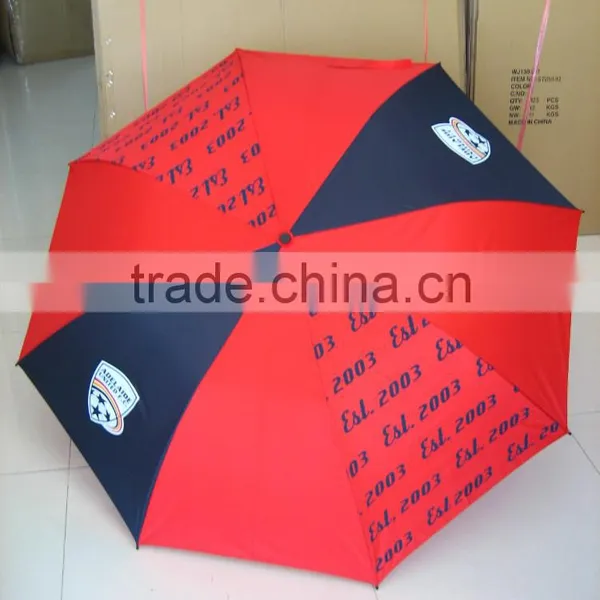 Logo Printed Red Umbrella