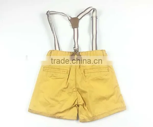 Girl Yellow Braces Jeans photo-3
