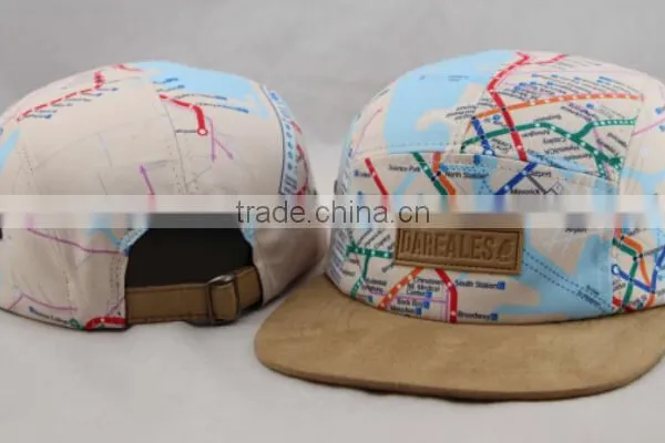 Dye Sublimation Wholesale Blank Custom 5 Panel Hat photo-2