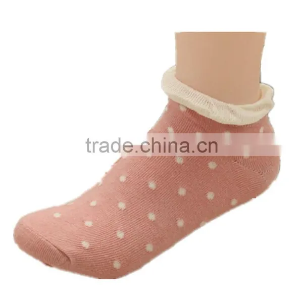 Top Sell Candy Color Choice Free Size Dot Pattern Lovely High Quality Cute Sex Young Girl Tube Wholesale Socks photo-2