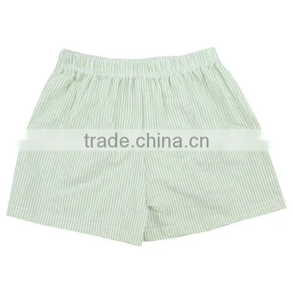 Hot Sale Summer Green Cotton Toddler Summer Shorts Newborn Clothes Organic Baby Clothes Boutique Baby Boy Shorts photo-2