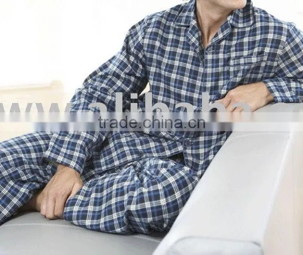 Mens Flannel Pajama Set