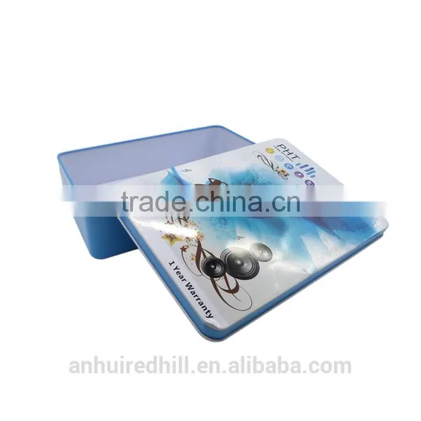 Small Product Packaging Box Custom Logo Rectangular Tin Boxes for Packaging Chocolate/candy Packaging photo-4