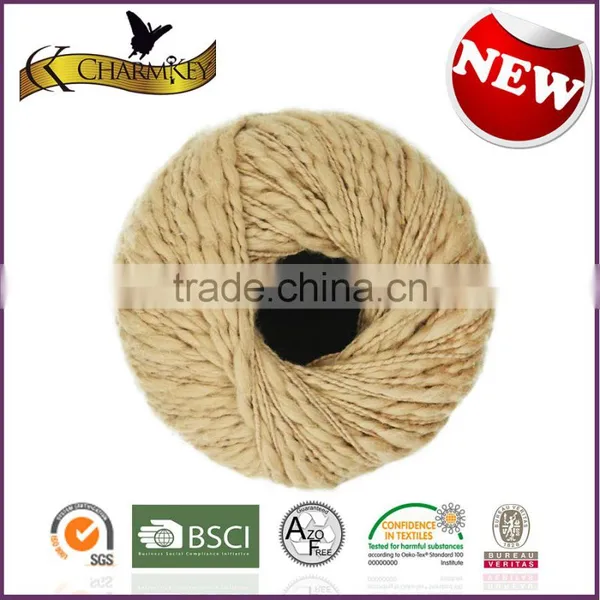 Charmkey Fancy Knitting Yarn Natural Fiber Yarn Cotton Yarn for Sweaters photo-4