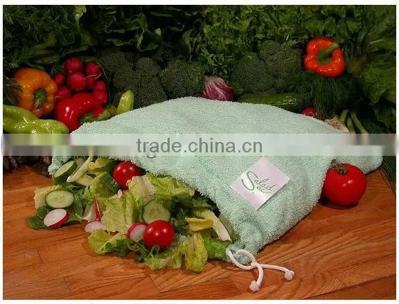 Cotton Terry Salad Bag