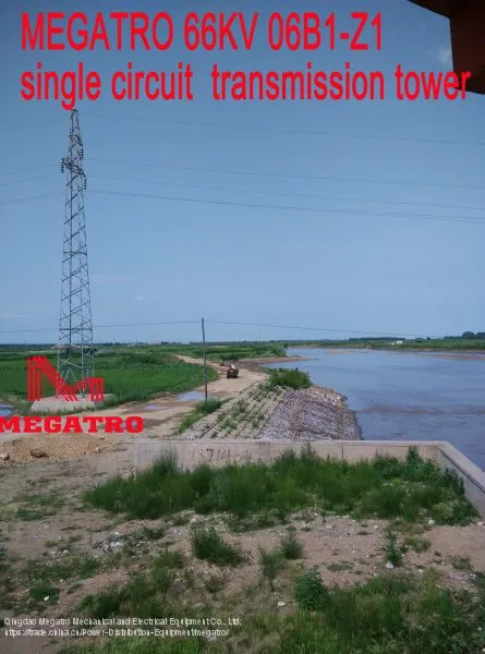 MEGATRO 66KV 06B1-Z1 Single Circuit Transmission Tower photo-3