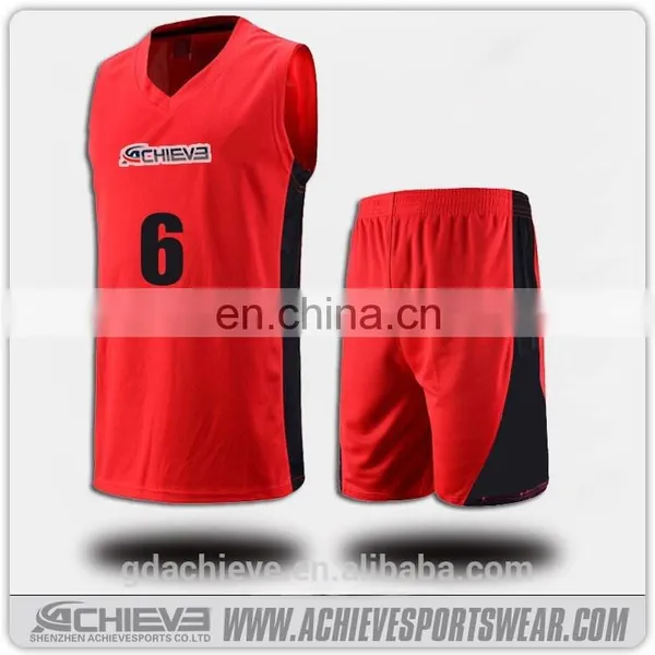2017 Wholesale Blank Custom Basketball Jerseys Cheap Reversible Basketball Jerseys photo-5