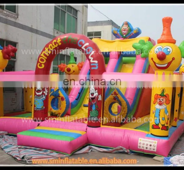 Hot! Inflatable Clown Theme Castle, Inflatable Clown Funcity, Amusement Park for Outdoor photo-2