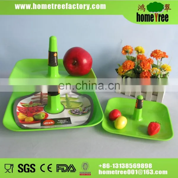 Square Plastic Candy Plate photo-3