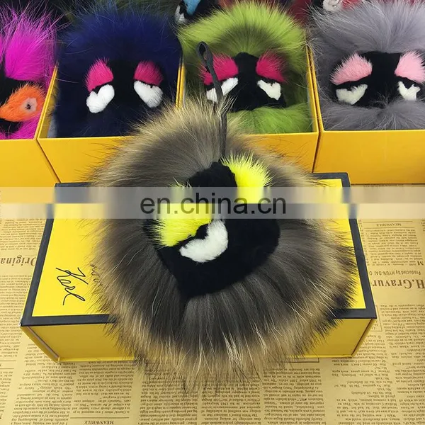 Small Monster Pendant Fashion Personality Fur Bag Accessories photo-4