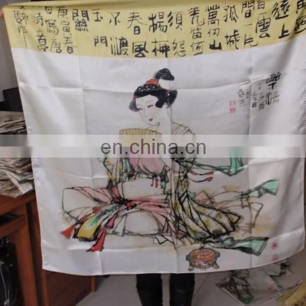 2015 Hot Sale New Trend Digital Print Custom Design Silk Scarf photo-4
