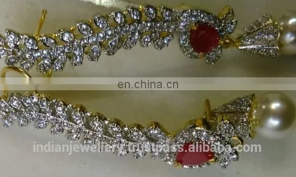 Cubic Zirconia Jewelry Ear Cuffs Manufacturer, Cubic Zirconia Jewellery Ear Cuff Exporter photo-3
