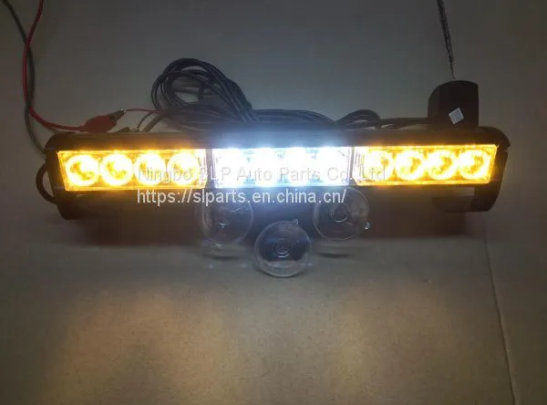 LED Light Bar Roof Suction Top Emergency Warning Construction Flash Strobe Light Truck (14
