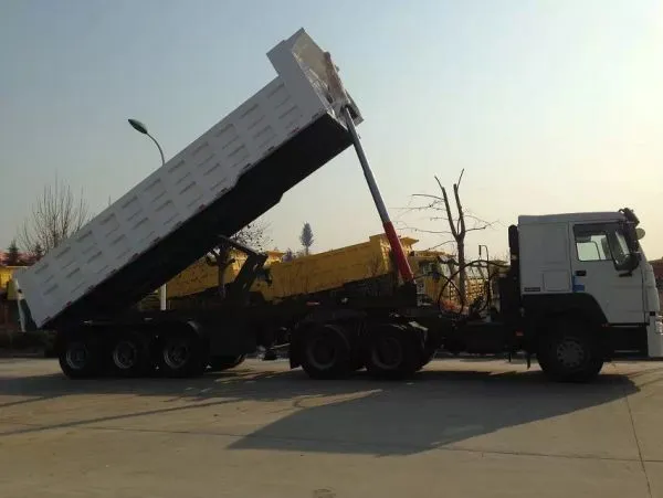 High Quality With Low Price Heavy Duty 3 Axles Tipper Trailer photo-2