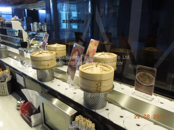 Dim Sum conveyor system for cafeteria