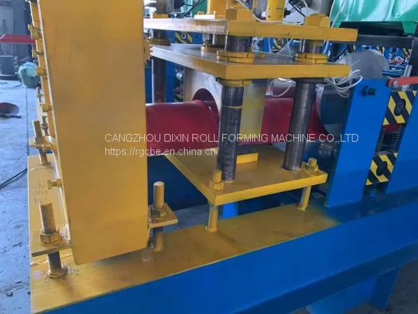Color Steel Roof Tile Ridge Cap Flashing Making Machine photo-4