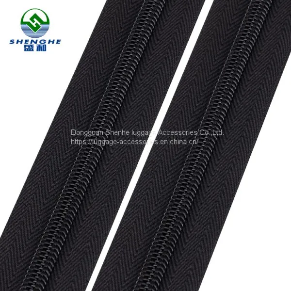 Professional Plain Weave Nylon Custom Luggage Zipper photo-4