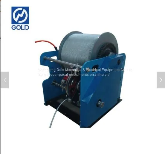 Steel Cable Geophysical Well Logging Winch & Borehole Testing Equipment