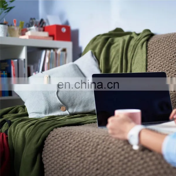Fashionable Premium Convenient Fluffy Double Sided Custom Thick Adult Flannel Fleece Blanket photo-6