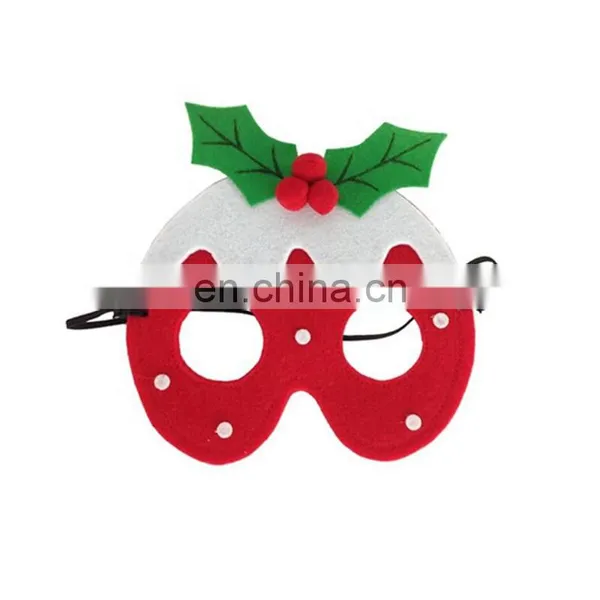 Wholesale Christmas Felt Half Face Mask for Decoration photo-4