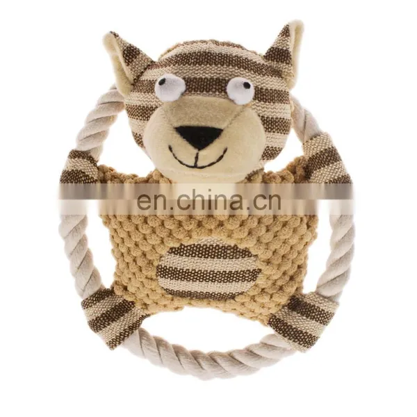 Wholesale Eco Friendly Custom Squeaker Organic Private Label Designer Pack Set Small Handmade Stuffed Pet Dog Plush Toy photo-4