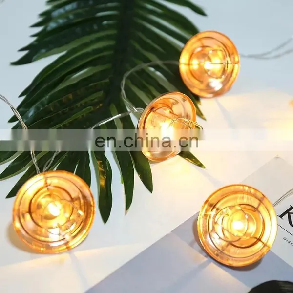 Warm White 10 Led Lantern Mini Kerosene Garden Home Decoration String Lights photo-2