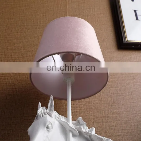 Unique Horse Statue Resin Animal Shape Custom Home Decor Table Lamps for Hotel Home photo-5