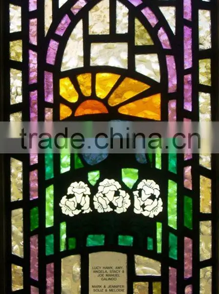 Stained Glass Religious Sysblom Church Window// MADE IN CHINA photo-5