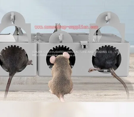 Humane Plastic Multi-Catch Rodent Rat Bait Station Mouse Trap Killer photo-3