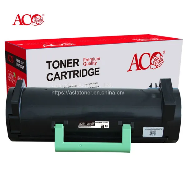 ACO Manufacturer Wholesale High Quality Laser Toner Compatible For Lexmark MS310 MS410 MS510 MS610 MS312 MS315 MS415