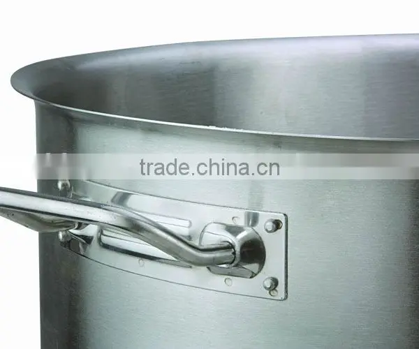 03 Style Short Body Stainless Steel Cooking Stock Pot With Compound Bottom photo-2