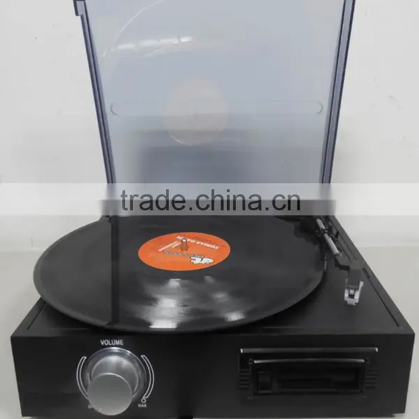 DS-2011 Modern Turntable& Vinyl Record Player With Cassette/3 Speed photo-2