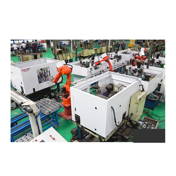 Cnc Lathe Feeding Robot for Computer Components Machining