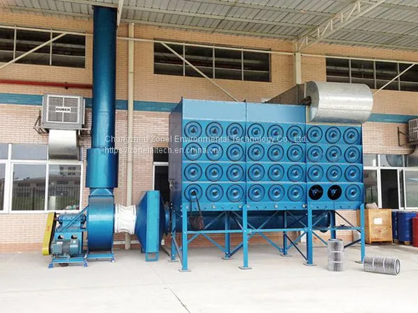 Oblique Installing Cartridge Dust Collector/Cartridge Dust Collectors/ Dust Filter Cartridge Filters photo-2