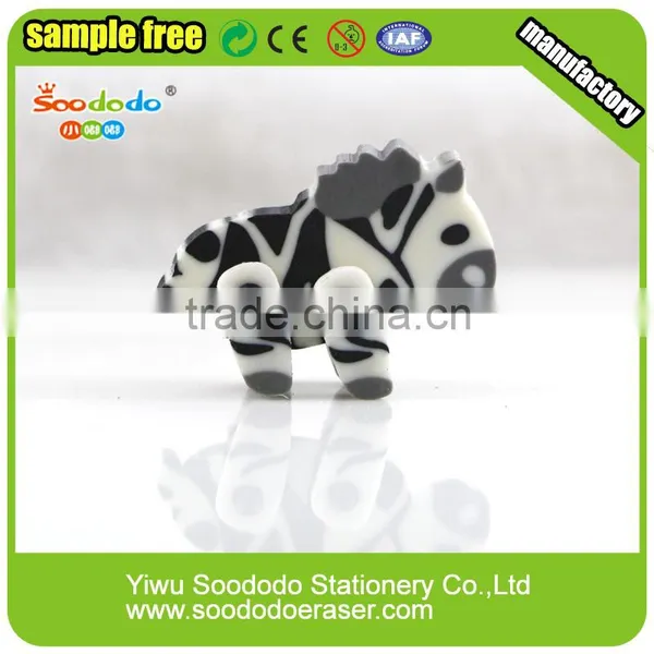 School Office Extruded Animal Shaped Moveable Leg Eraser photo-5