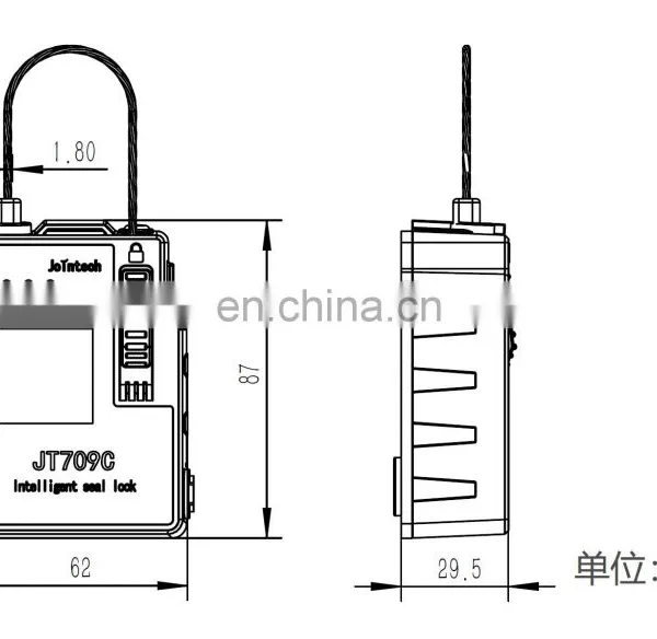 Small Smart 4G Truck Container Train Multi-modal Cargo Container Lock Seal Container E-seal Seal Gps Tracking photo-2