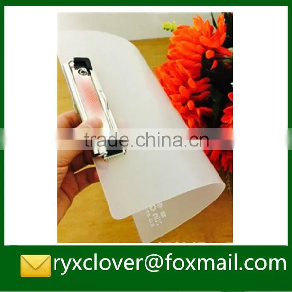 Clear Eco-friendly Plastic Writing Clipbroad in a4 a5 Size photo-4