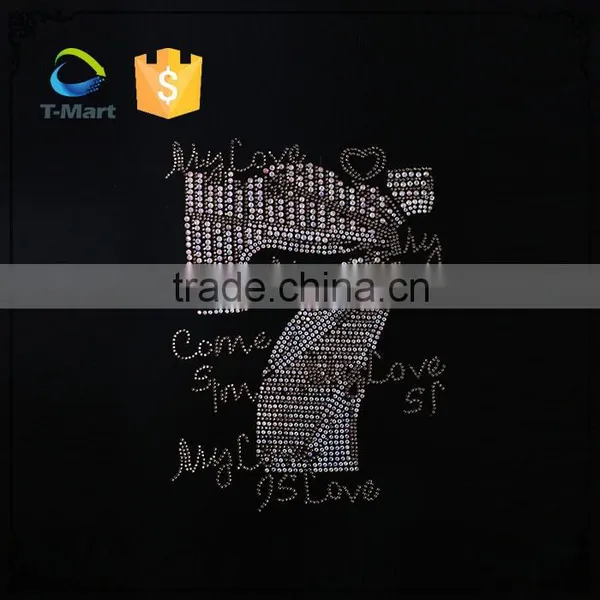 China Product in Uae Hotfix Rhinestone Transfers Rhinestone Iron on Transfer photo-3