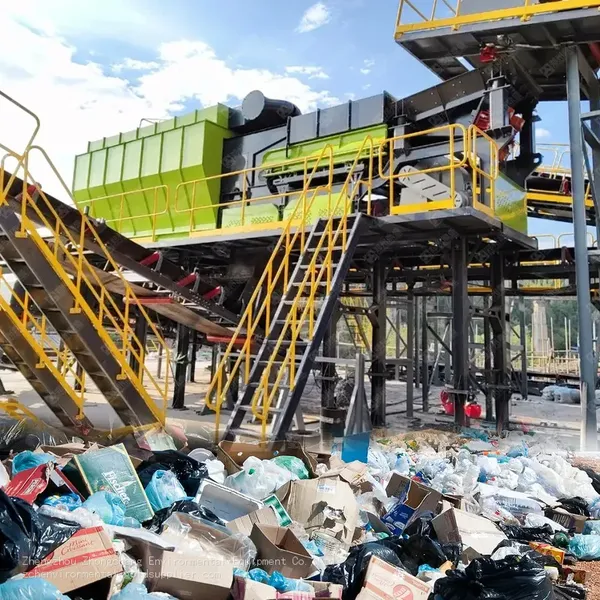 ZhengZhou ZhongCheng Environmental Equipment Large Urban Garbage Sorting Equipment Solid Waste Recovery Garbage Processing Machine /plastic Recycling