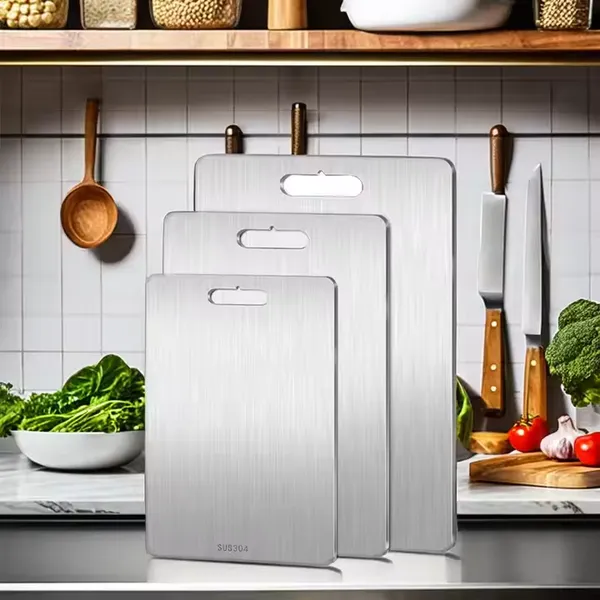 100% Pure Titanium Grade 2 Cutting Board Chopping Board