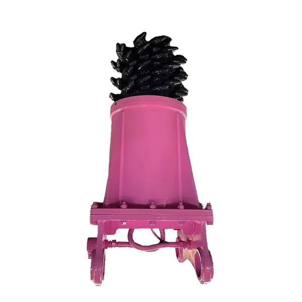 Rock Crusher Excavator Attachment Excavator Milling Rock Wheel Trencher Hydraulic Drum Cutter photo-2