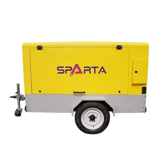 ow Fuel Consumption 6m3 212cfm Diesel Screw Air Compressor 46KW for Mining