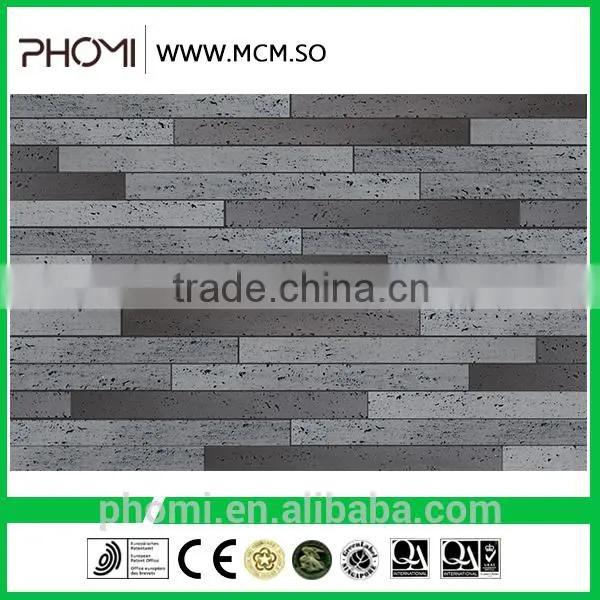 Fire Rated Flexible Modified Clay Material Breathability Durability Decorative Black Interior Wall Cladding photo-2