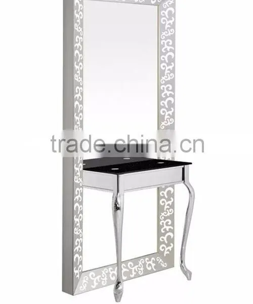 Beiqi Luxury Makeup Mirror Frame Mirror Station Used Barber Shop Salon Furniture photo-2
