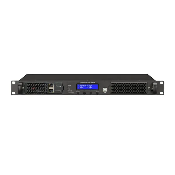 2CH 1U Dante+DSP Class D Power Amplifier DSP2.280T 8Ω/2800W×2 ZONICESOUND Pro Amplifier
