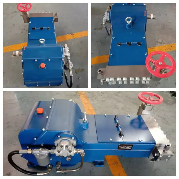 10000psi 700bar Ultra High Pressure Water Jetting Pump HP Plunger Piston Pumps